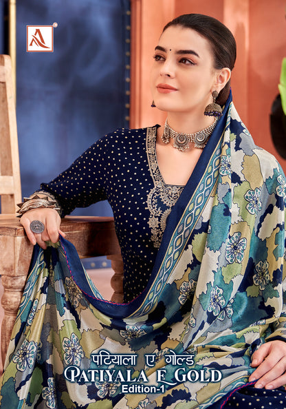 Patiyala E Gold Edition 1 Alok Rayon Salwar Suits
