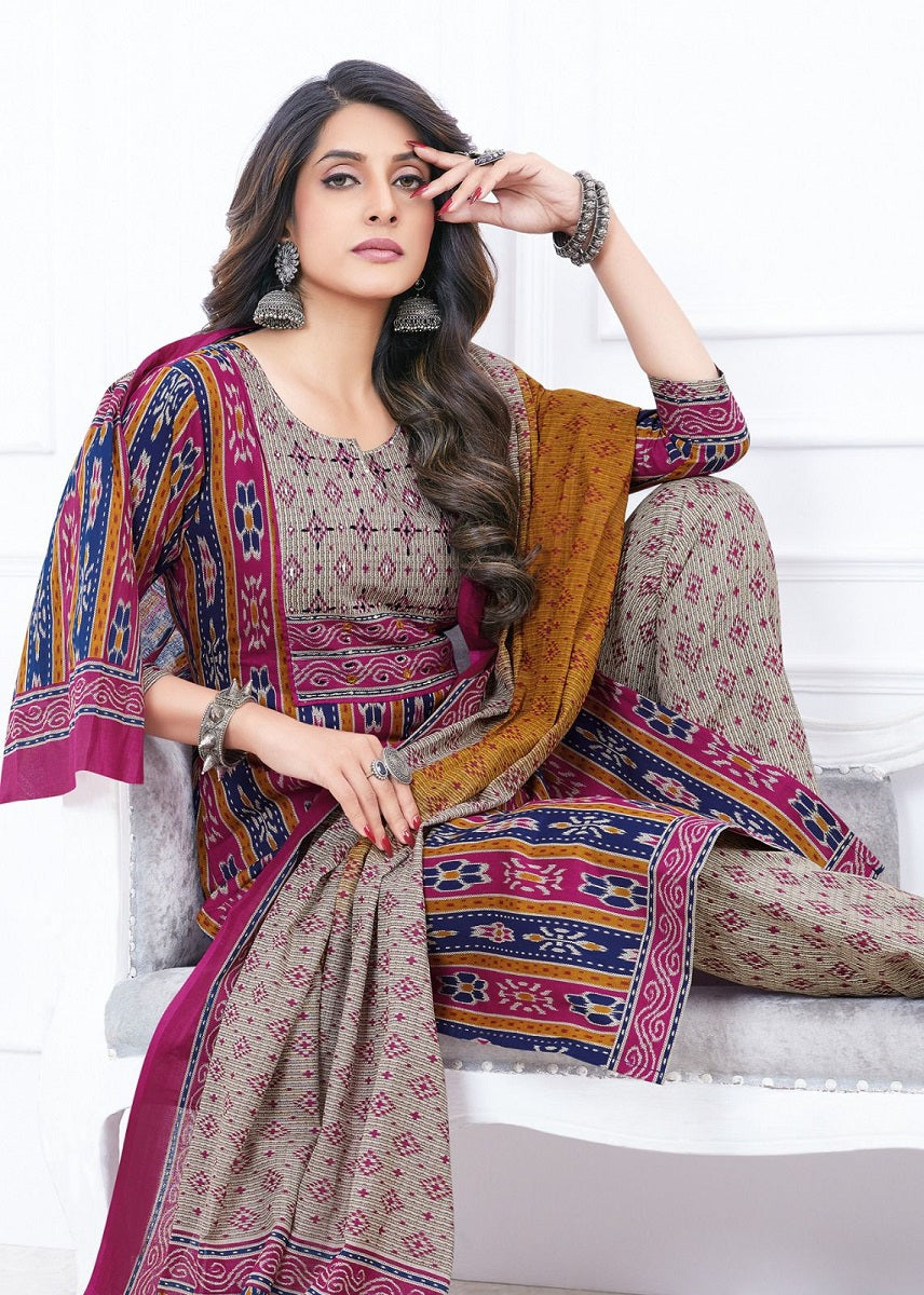 Patola Special Vol 1 Aarvi Fashions Cotton Readymade Pant Style Suits