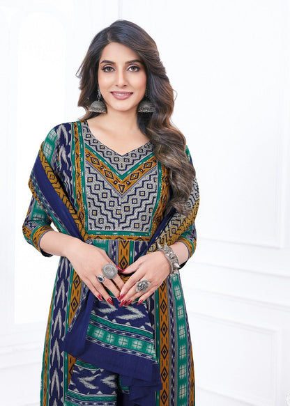 Patola Special Vol 1 Aarvi Fashions Cotton Readymade Pant Style Suits