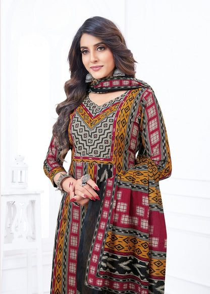 Patola Special Vol 1 Aarvi Fashions Cotton Readymade Pant Style Suits