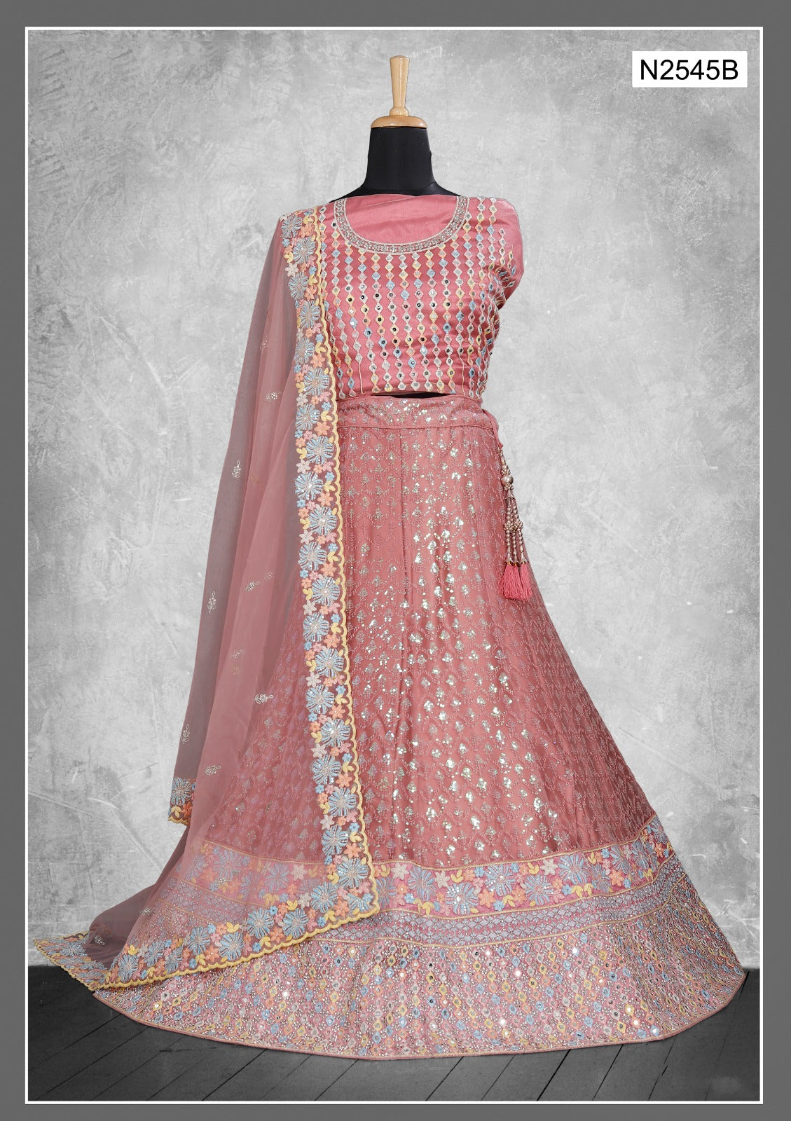 Pavitra Rishta Vol 2 Mahotsav Satin Silk Lehenga Choli