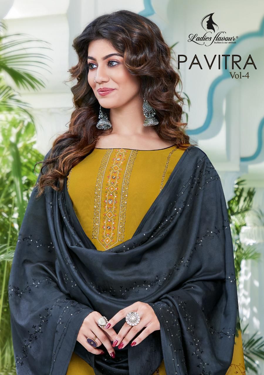 Pavitra Vol 4 Ladies Flavour Rayon 14Kg Readymade Pant Style Suits