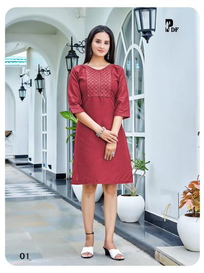Pdf Premnath Knee Length Kurtis