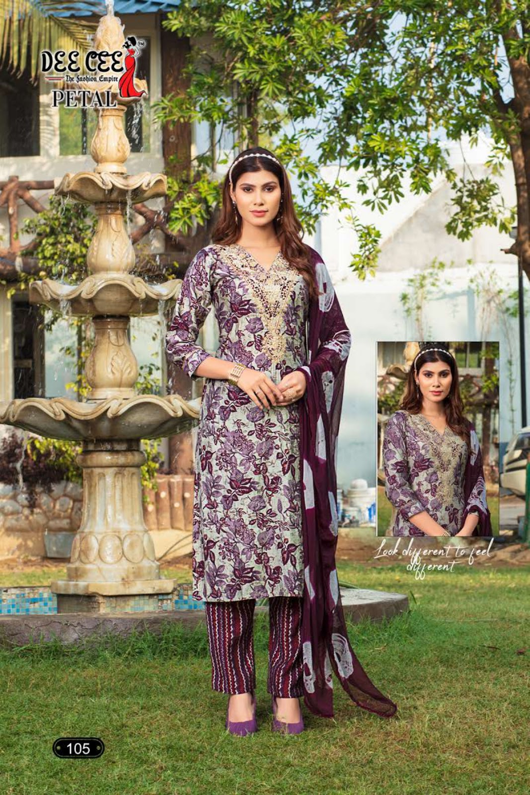 Petal Deecee Modal Chanderi Readymade Pant Style Suits