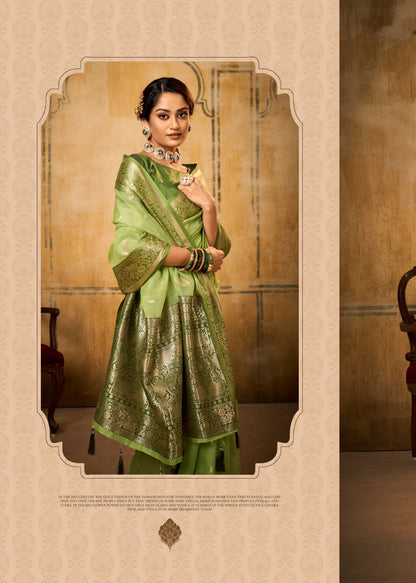 Petals Banarasi Silk Rajpath Sarees