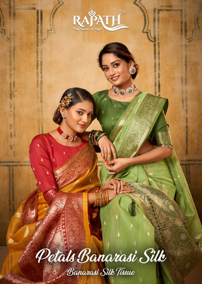 Petals Banarasi Silk Rajpath Sarees