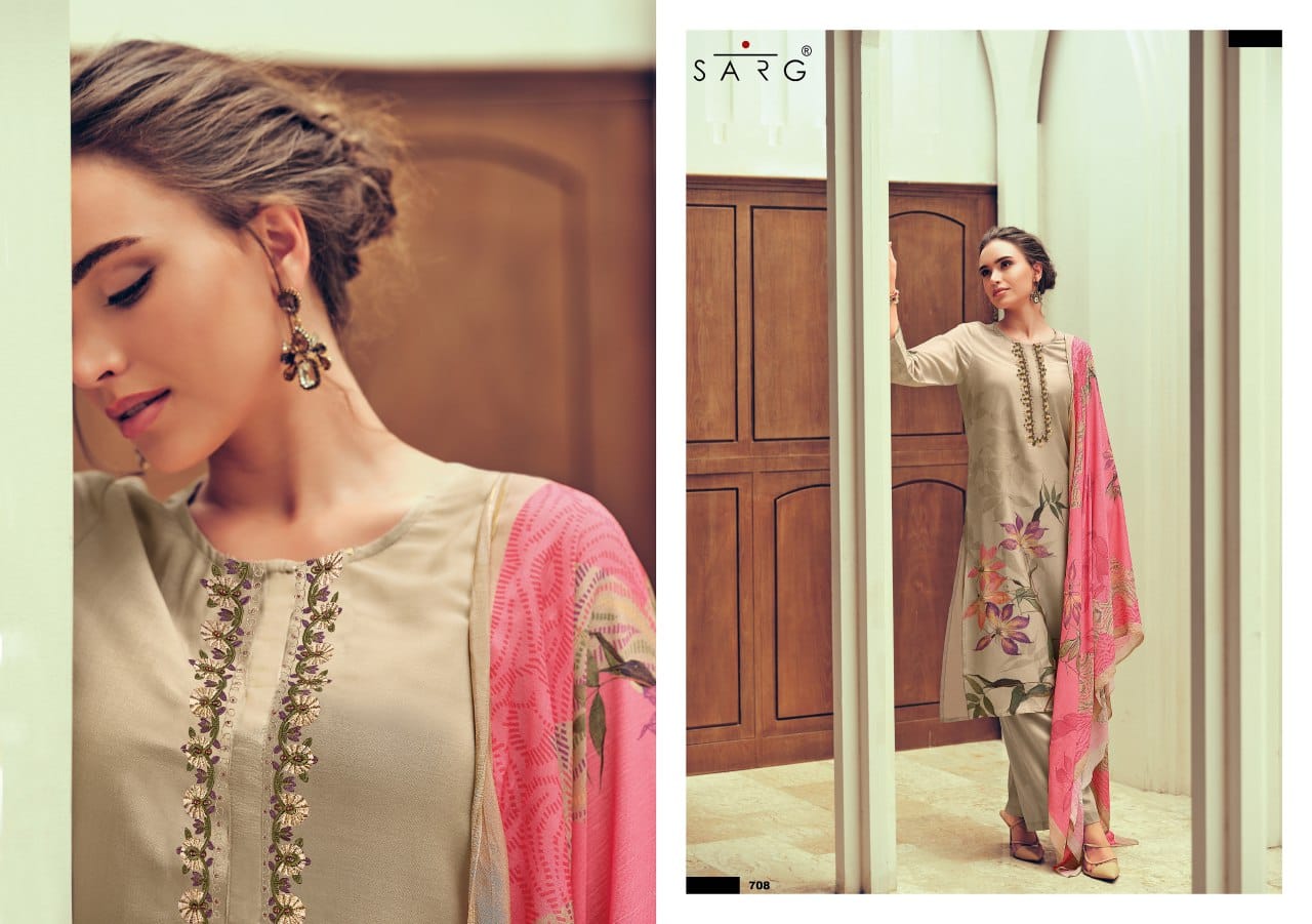 Petals Sarg Viscose Simmer Pant Style Suits