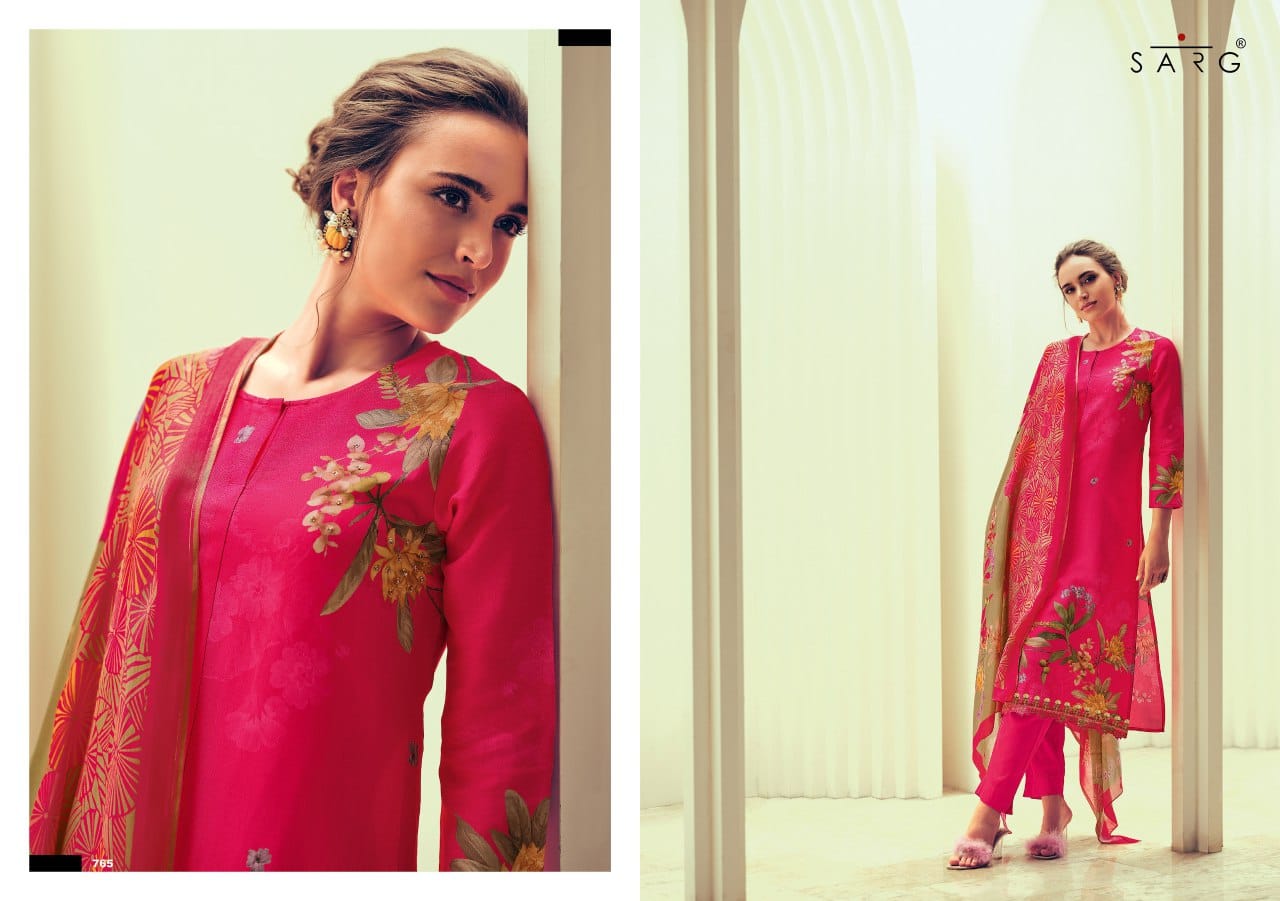 Petals Sarg Viscose Simmer Pant Style Suits