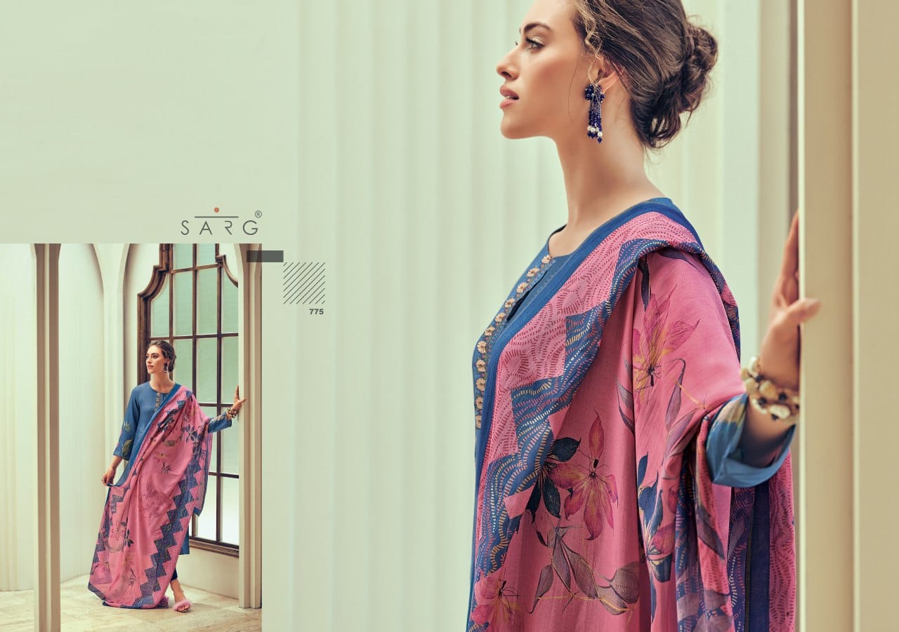 Petals Sarg Viscose Simmer Pant Style Suits