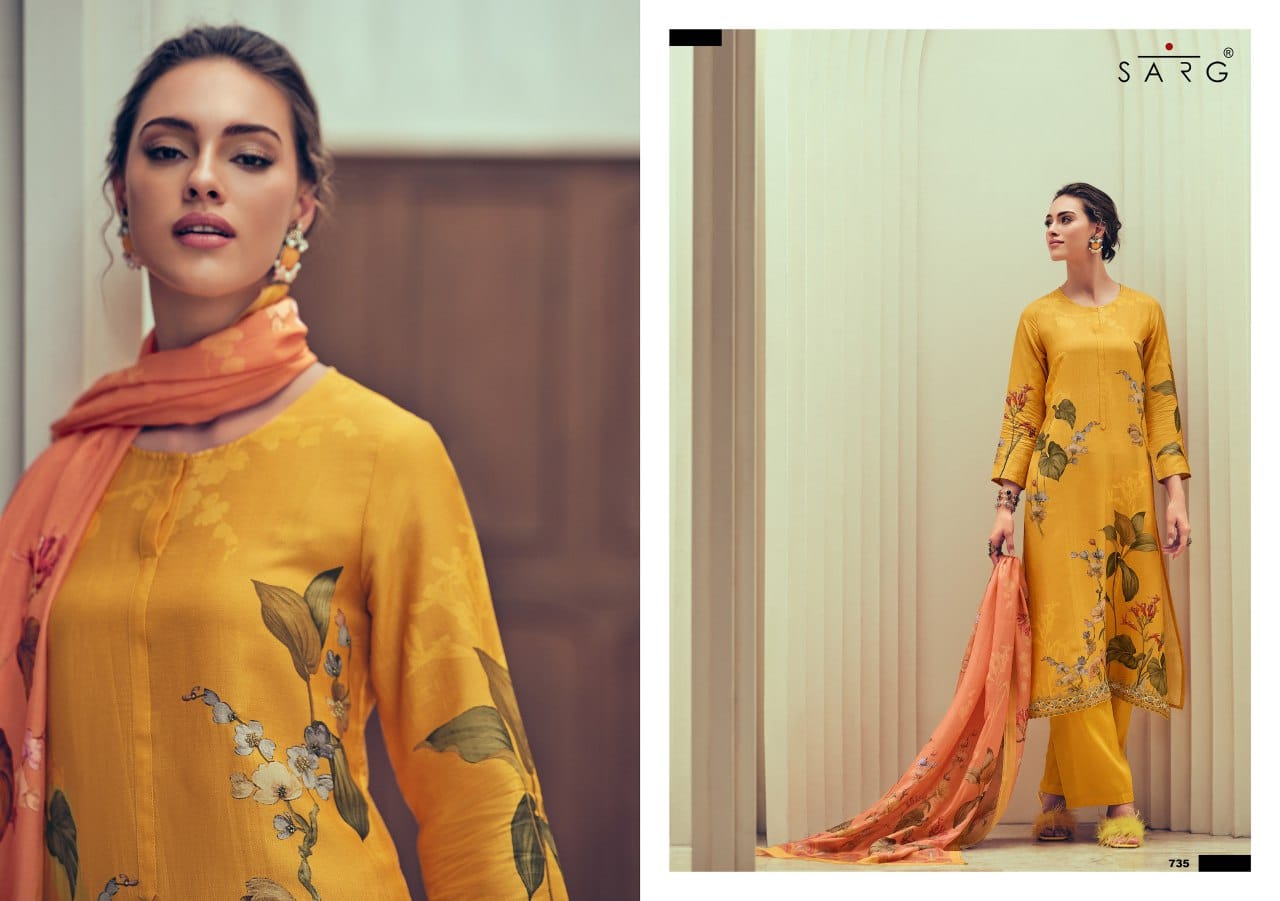 Petals Sarg Viscose Simmer Pant Style Suits