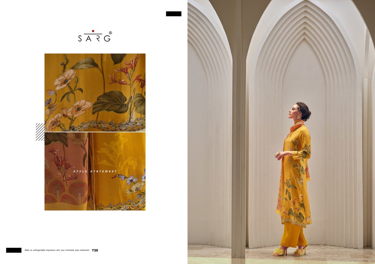 Petals Sarg Viscose Simmer Pant Style Suits