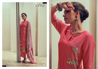 Petals Sarg Viscose Simmer Pant Style Suits