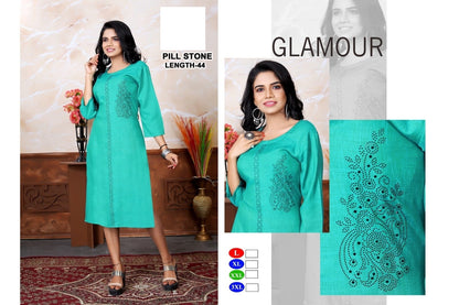 Pill Stone Zoya Knee Length Kurtis