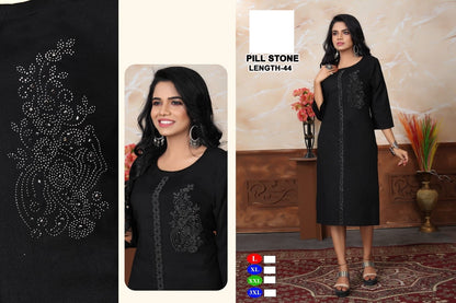 Pill Stone Zoya Knee Length Kurtis