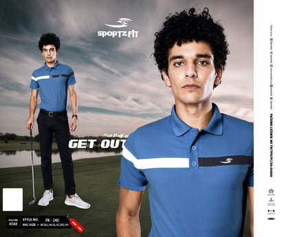 Pk 240 Sportz Fit Pique Mens Tshirts