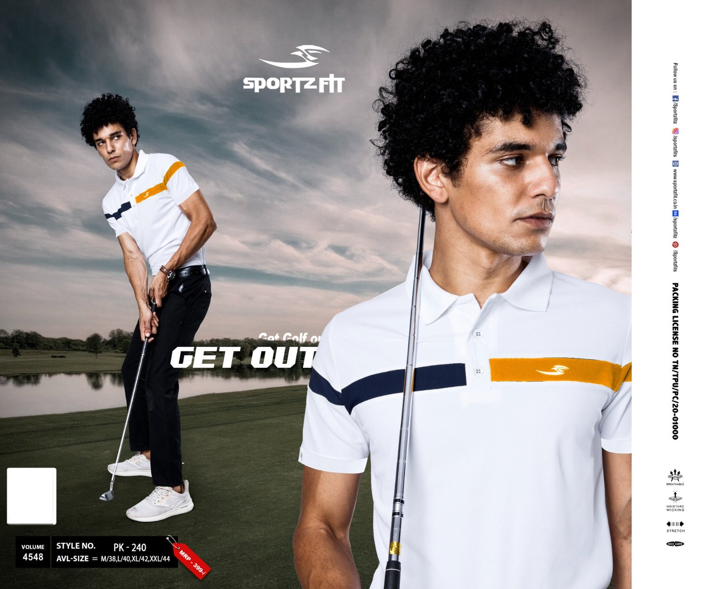 Pk 240 Sportz Fit Pique Mens Tshirts