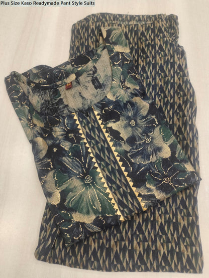 Plus Size Kaso Readymade Pant Style Suits