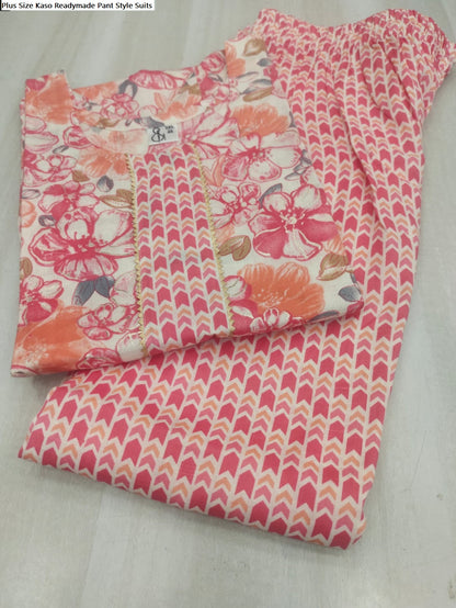Plus Size Kaso Capsule Readymade Pant Style Suits
