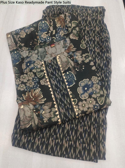 Plus Size Kaso Readymade Pant Style Suits