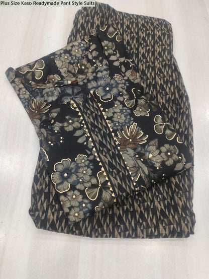 Plus Size Kaso Readymade Pant Style Suits