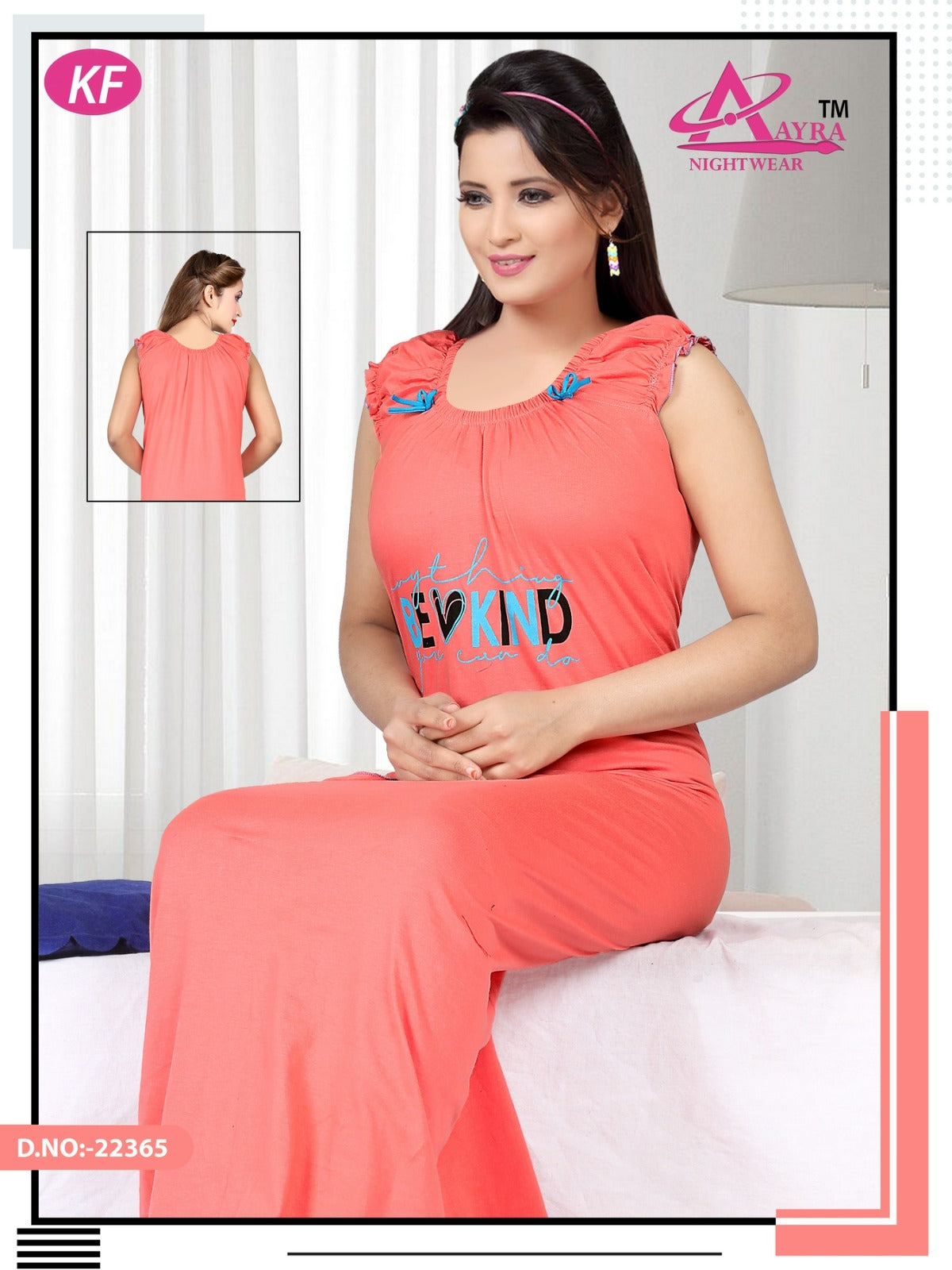 Pocket-1702 Aayra Sinker Night Gowns