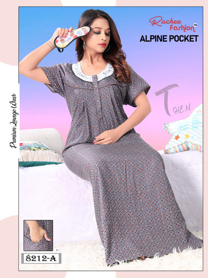 Pocket Gpo 0512 Ruchee Fashion Night Gowns