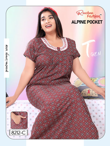 Pocket Gpo 0512 Ruchee Fashion Night Gowns