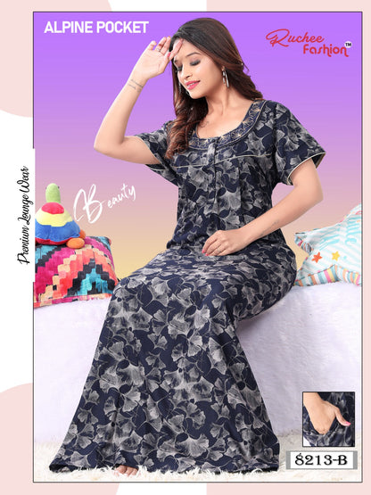 Pocket Gpo 0512 Ruchee Fashion Night Gowns