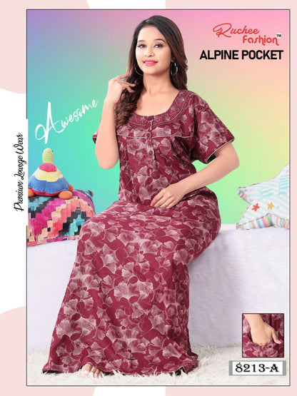 Pocket Gpo 0512 Ruchee Fashion Night Gowns