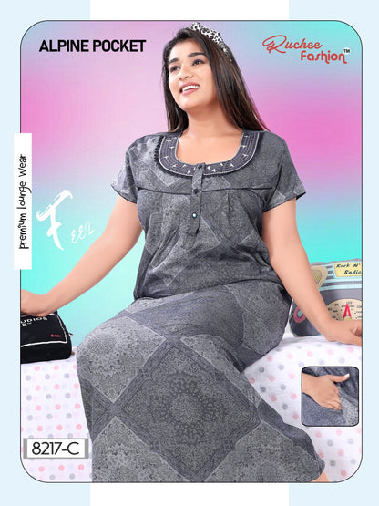 Pocket Gpo 0512 Ruchee Fashion Night Gowns