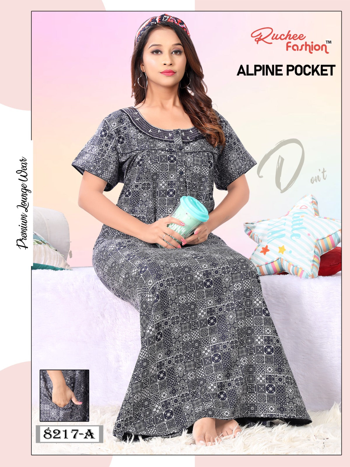 Pocket Gpo 0512 Ruchee Fashion Night Gowns