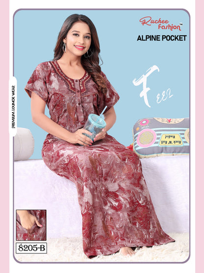 Pocket Gpo 0512 Ruchee Fashion Night Gowns