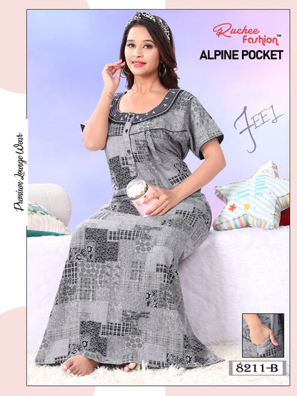 Pocket Gpo 0512 Ruchee Fashion Night Gowns