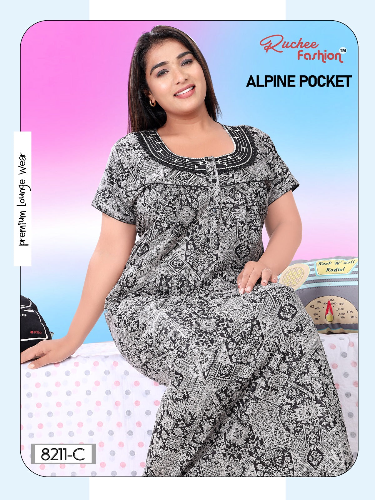 Pocket Gpo 0512 Ruchee Fashion Night Gowns