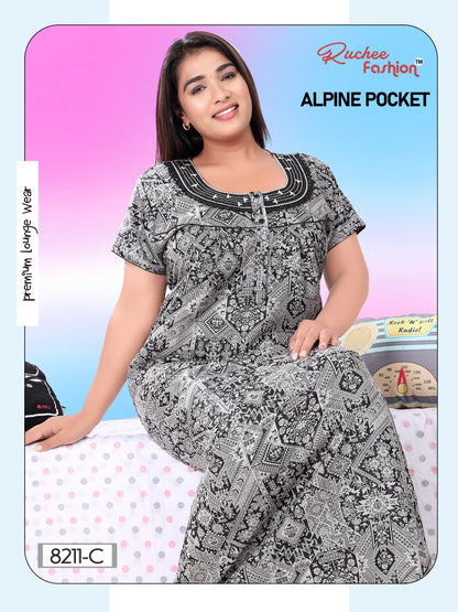 Pocket Gpo 0512 Ruchee Fashion Night Gowns