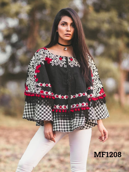 Poncho Mf 1200-1218 Msm Khadi Stylish Tops