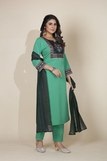 Pooja Plus 2 Seamore Readymade Pant Style Suits