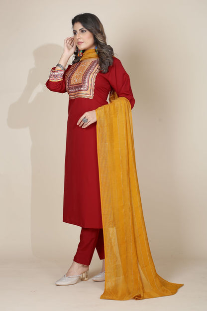 Pooja Plus 2 Seamore Readymade Pant Style Suits