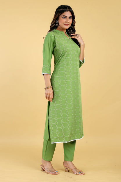 Pooja 3 Seamore Kurti Pant Set