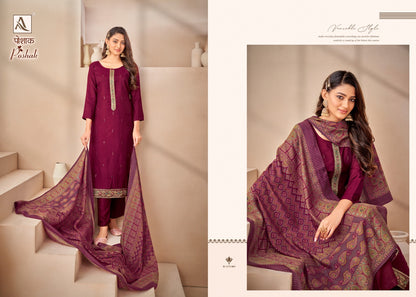 Poshak Alok Viscose Muslin Plazzo Style Suits
