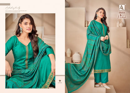 Poshak Alok Viscose Muslin Plazzo Style Suits