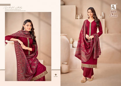 Poshak Alok Viscose Muslin Plazzo Style Suits