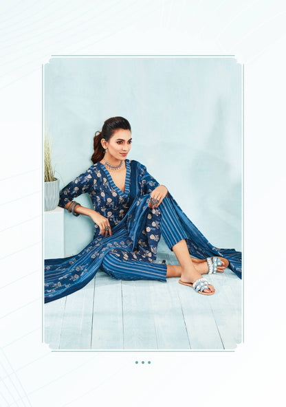 Poshak Vol 3 Suryajyoti Cambric Cotton Pant Style Suits