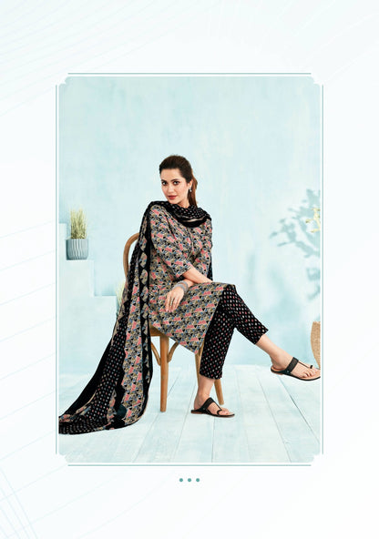 Poshak Vol 3 Suryajyoti Cambric Cotton Pant Style Suits