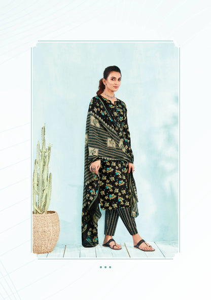 Poshak Vol 3 Suryajyoti Cambric Cotton Readymade Pant Style Suits