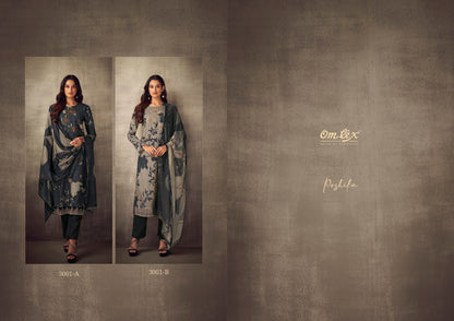 Poshika 3001 Omtex Plazzo Style Suits