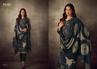 Poshika 3001 Omtex Plazzo Style Suits