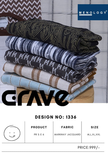 Pr S E6 Menology Jacquard Mens Tshirts