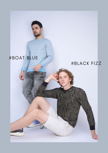 Pr S E6 Menology Jacquard Mens Tshirts