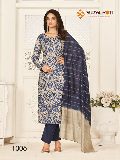 Prachi Vol 1 Suryajyoti Cambric Pant Style Suits